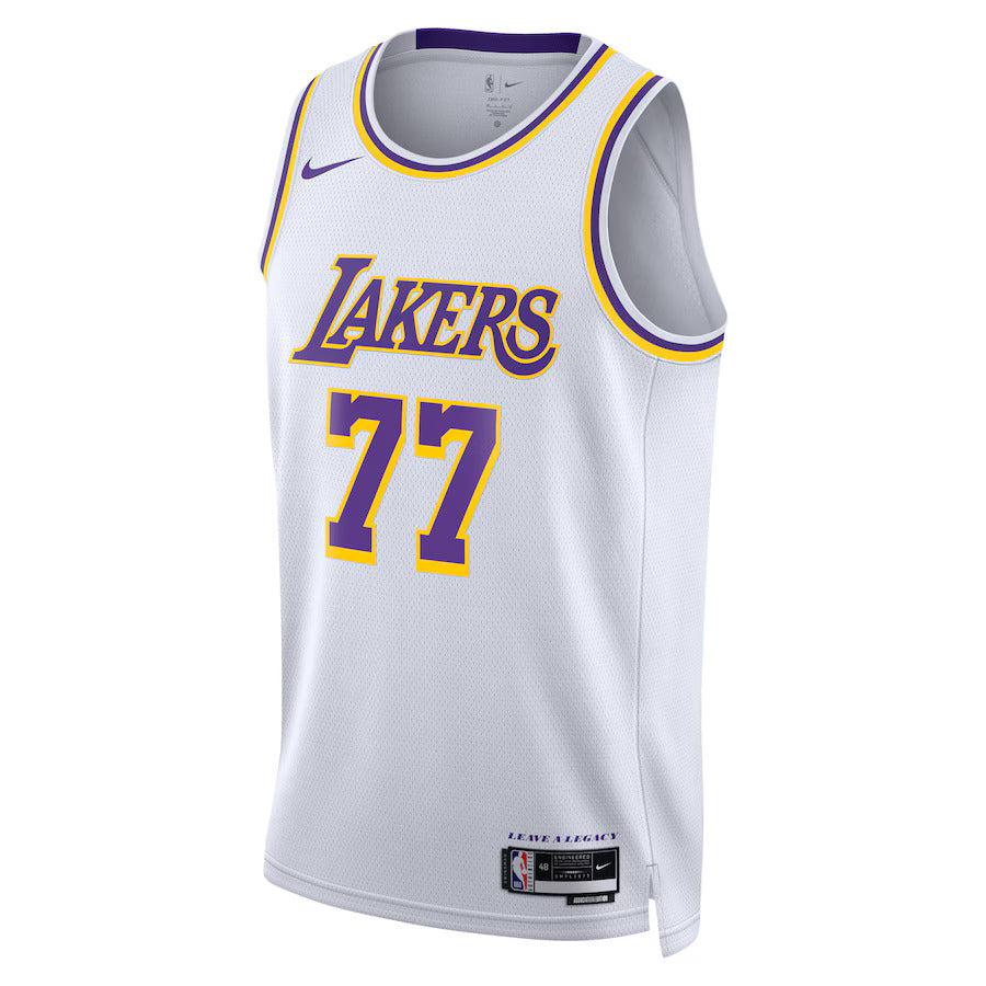 Regata NBA de Luka Dončić - Los Angeles Lakers - Edición Association 2024 - Blanca - Unisex