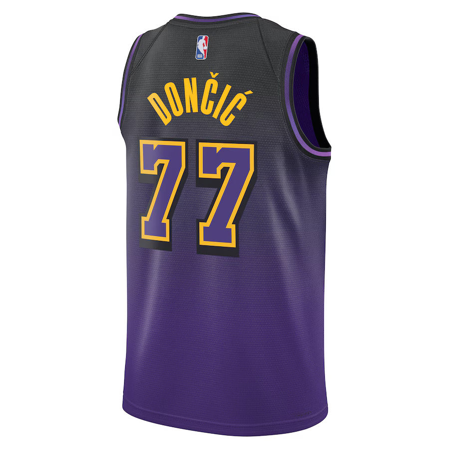 Regata NBA de Luka Dončić - Los Angeles Lakers - Edición City 2024 - Morada - Unisex