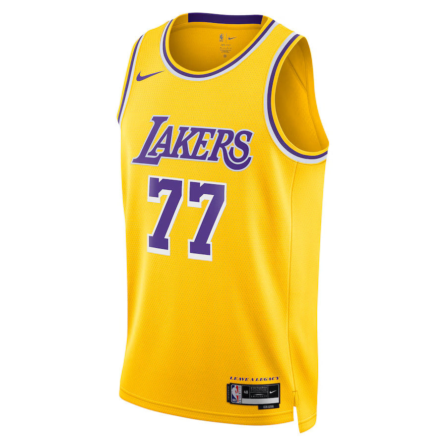 Regata NBA de Luka Dončić - Los Angeles Lakers - Edición Icon 2024 - Dorada - Unisex
